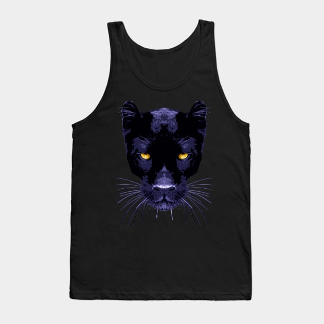 Black Panther Tank Top by Artizan